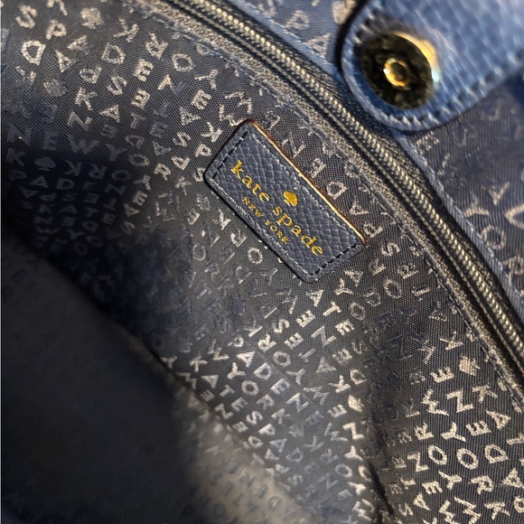 Like new Kate Spade Bag Blue Leather - Picture 14 of 14